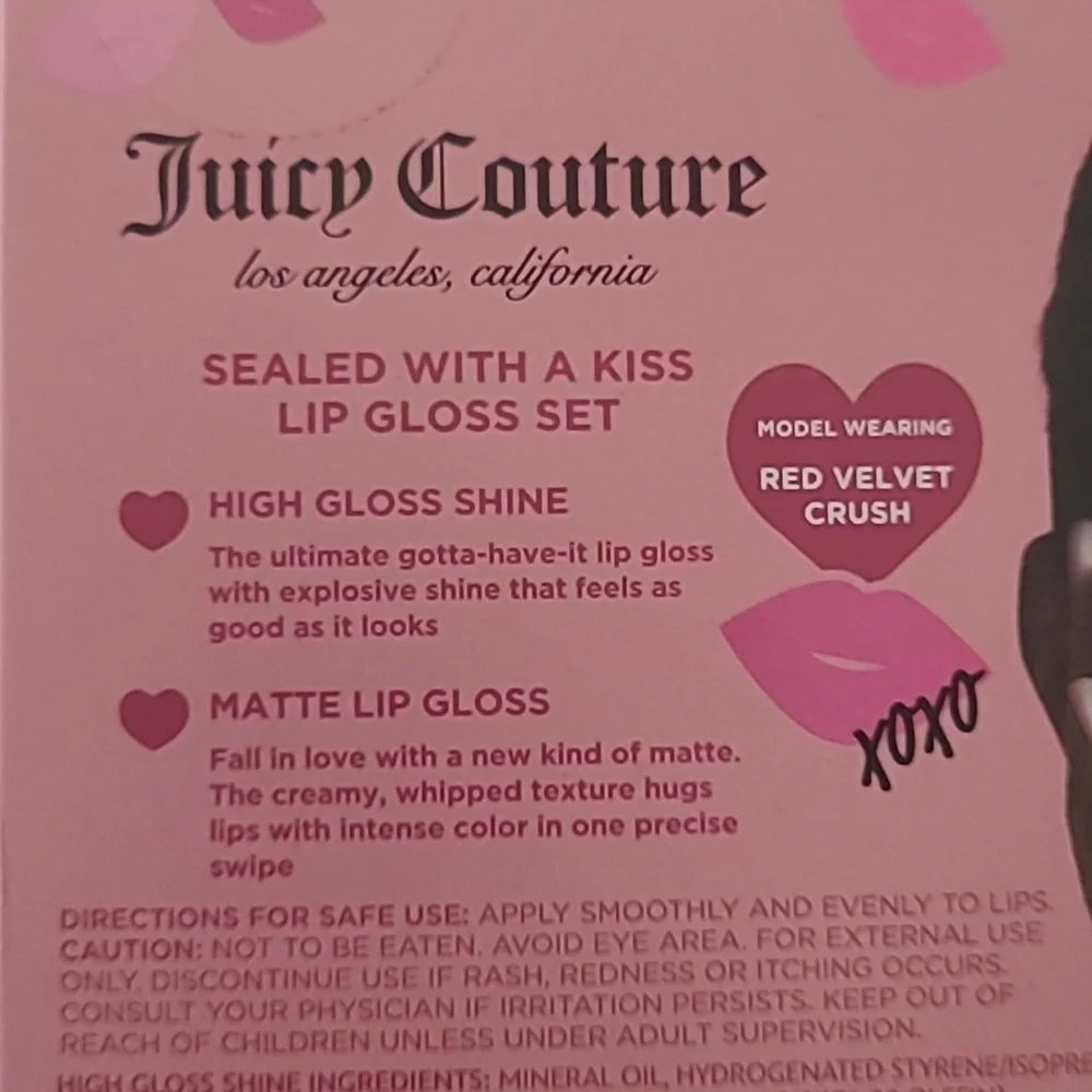 Juicy Couture Sealed with a Kiss Lip Gloss Set - Pink and Brown Shades